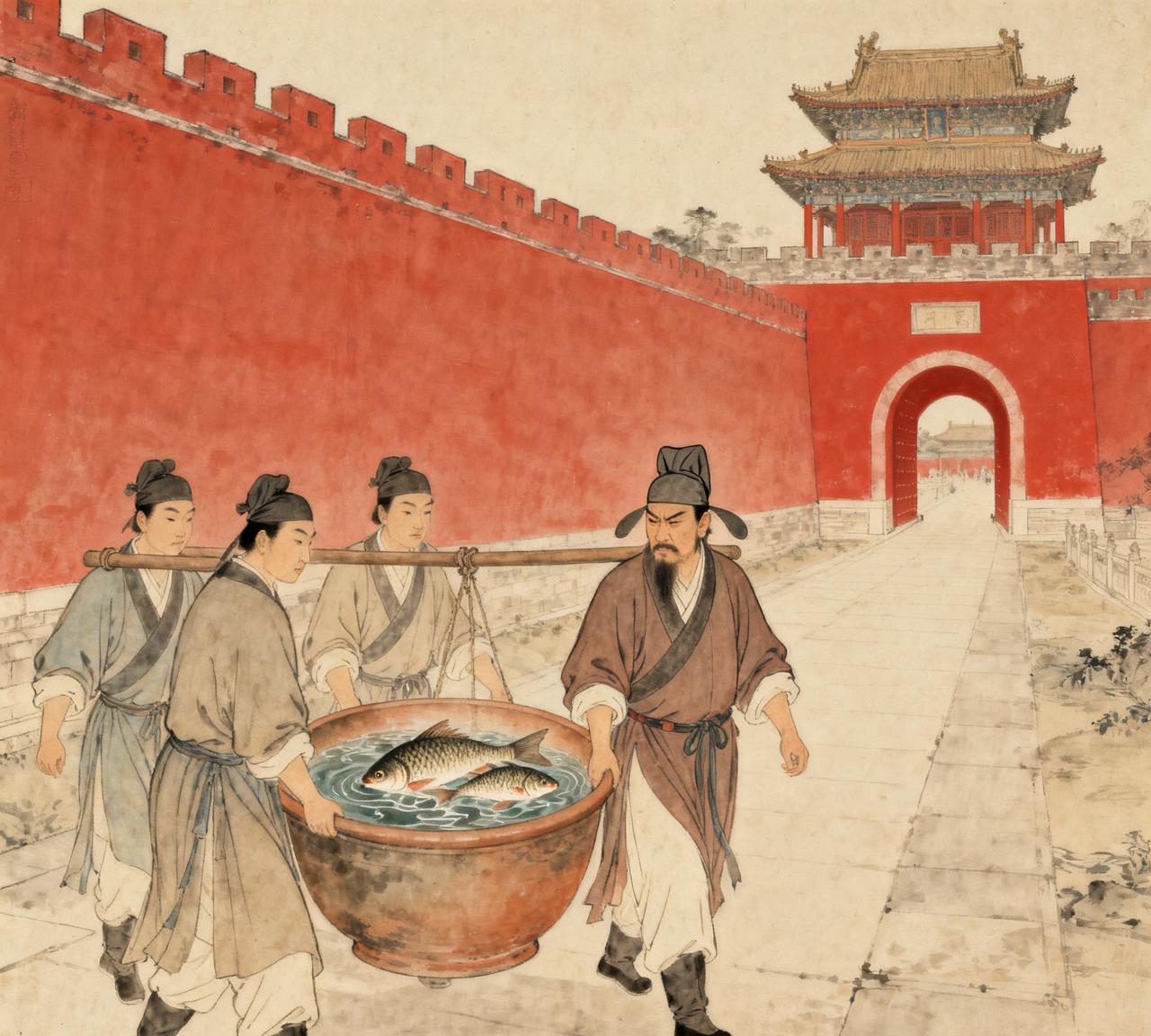 宋朝时期，秦桧妻子从宫中回来，不屑地跟秦桧说：“今天吴皇后请我吃鲻鱼，还当成宝贝