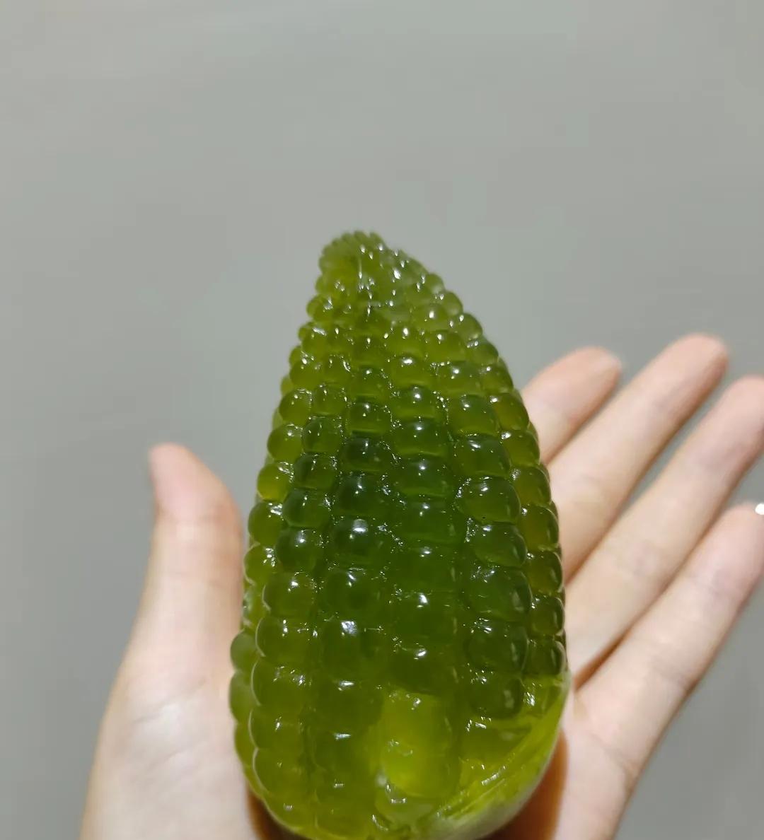 半山半水的苞米#青提奶盖#来自大自然的馈赠