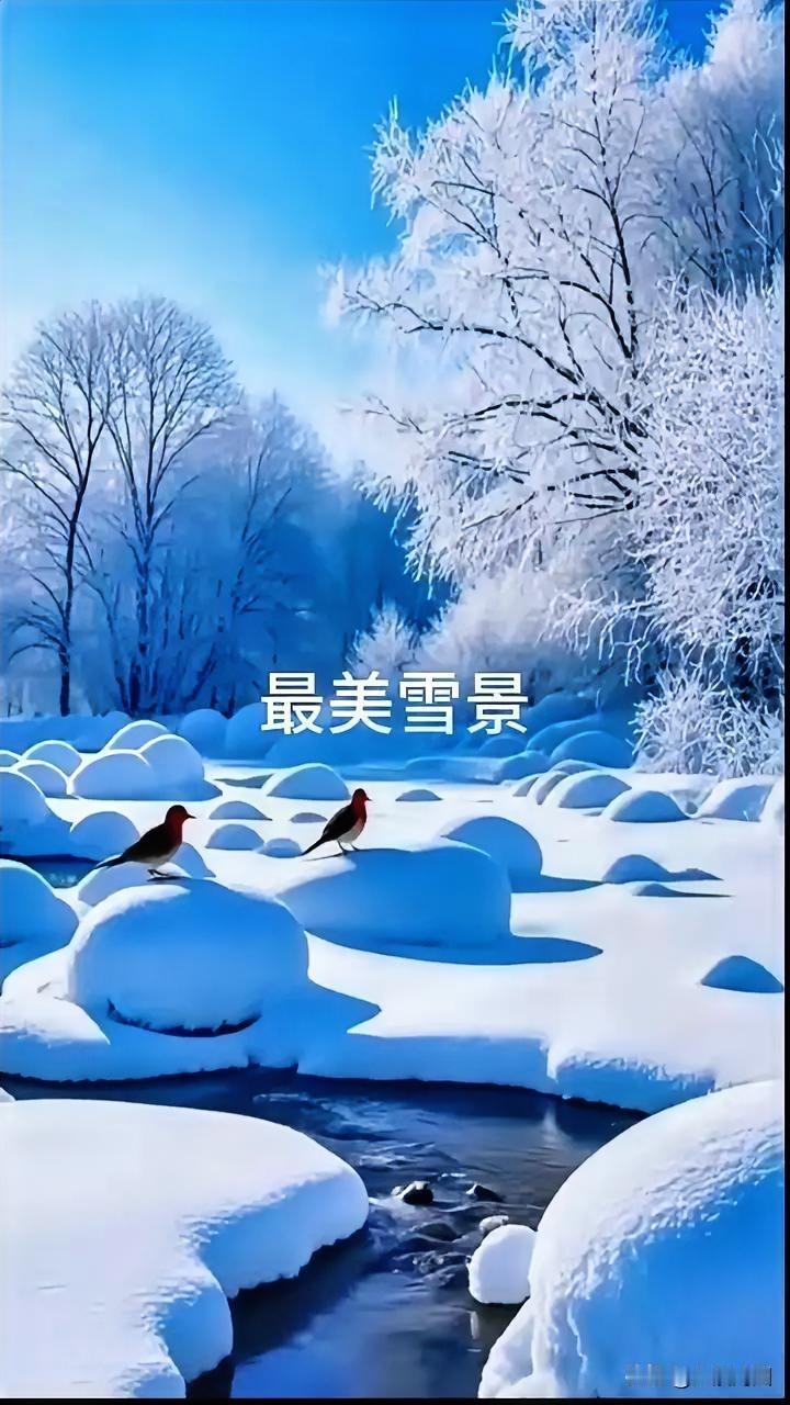 冬日的世界，真的可以幻化成梦幻仙境。冬天我去了一座小山村，一下雪，整个村子便似被