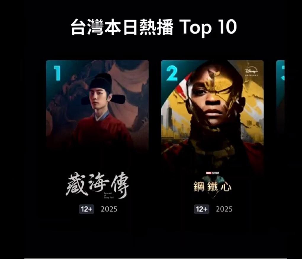 天知道《藏海传》在香港台湾有多火！！在平台不断有新作大作播出的情况下，在TW区D