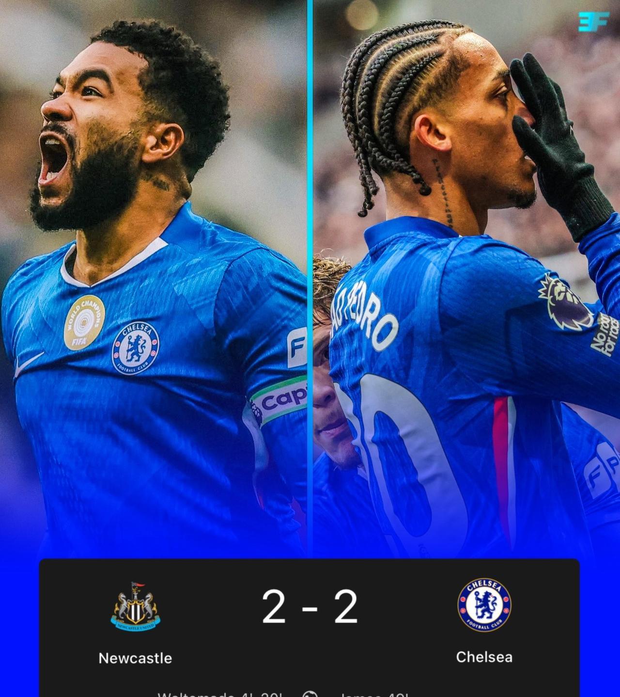 切尔西2：2纽卡，差点没气死……加纳乔再这么踢下去，估计要去中下游球队混了。他