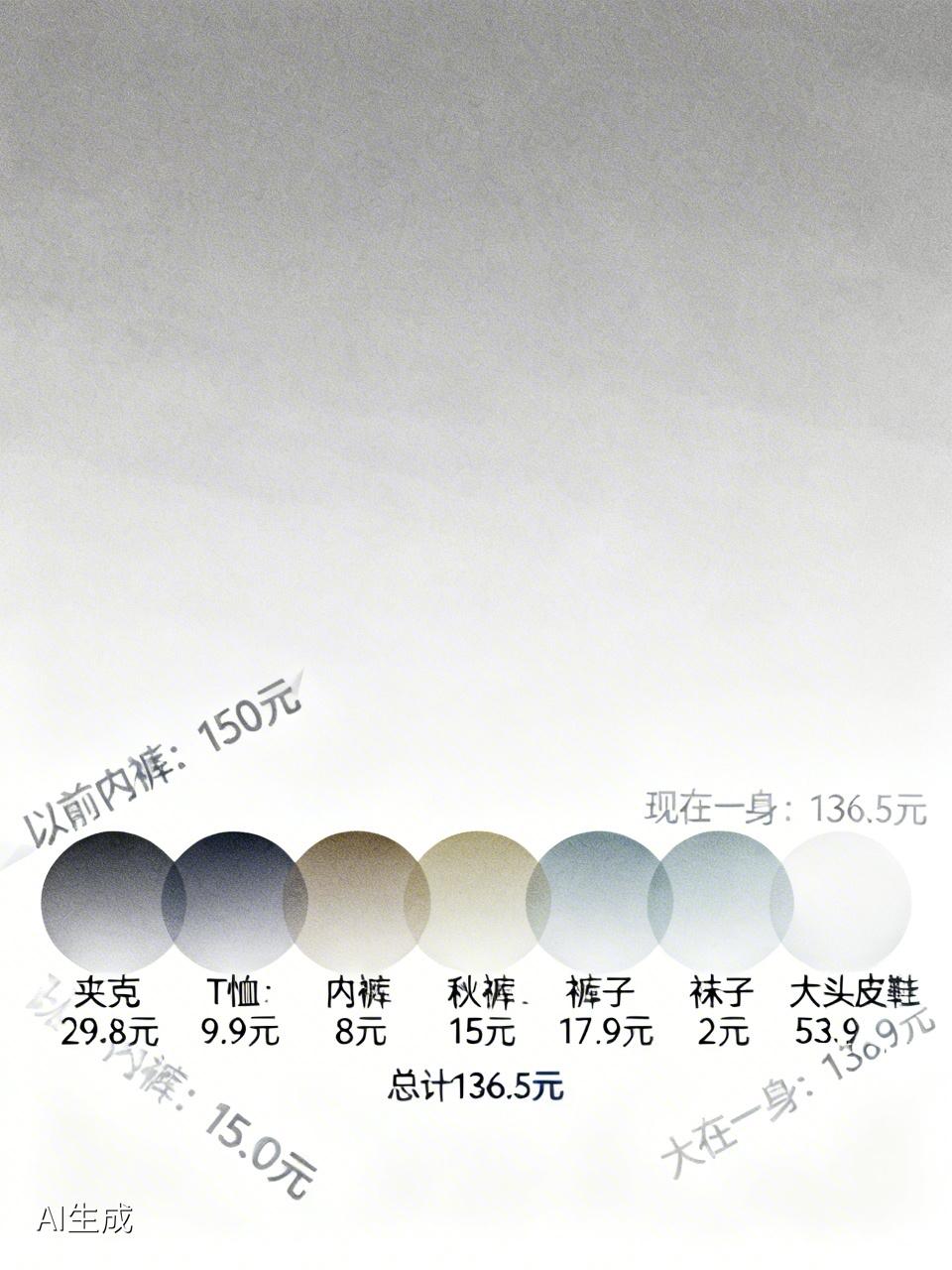 全身上下的衣服花费加一起，竟然抵不过以前的一条内裤，你们相信吗？夹克，29.8