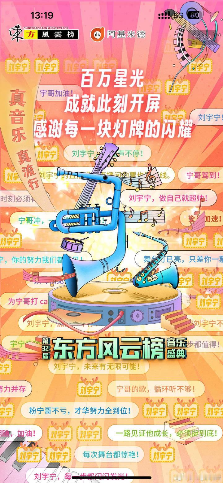东方风云榜这个开屏，刘宇宁太权威了​​​
