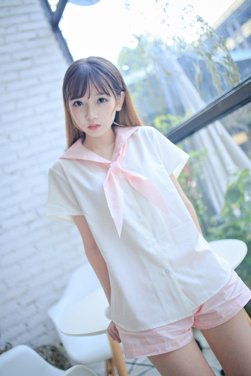 清新少女风，粉白相间，甜美可爱！🌸💕甜美可爱温柔甜美少女少女清纯风