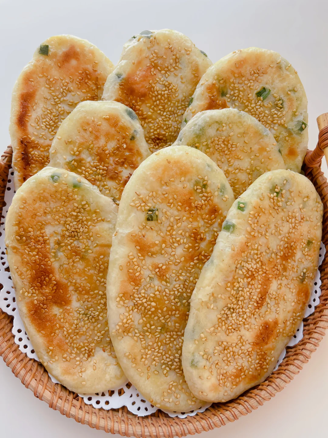 中式早餐｜椒盐葱花饼｜外酥里软巨香