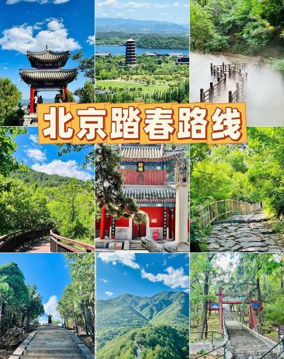 北京踏春路线👣不要错过稍纵即逝的春天🌿北京马上春暖花开🌸整理6条踏青路