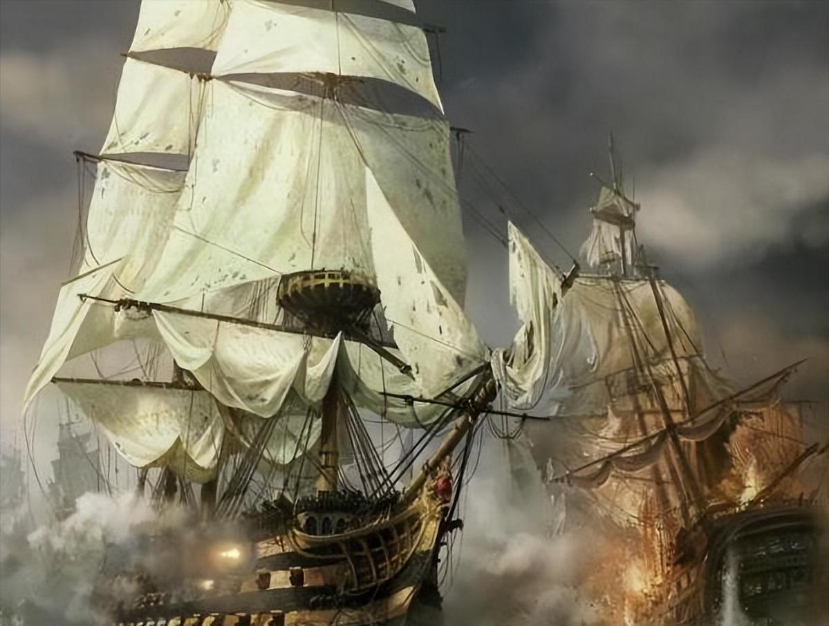 1676年，奥古斯塔海战，29艘法军战舰与27艘荷西战舰对决，在地中海进行厮杀。