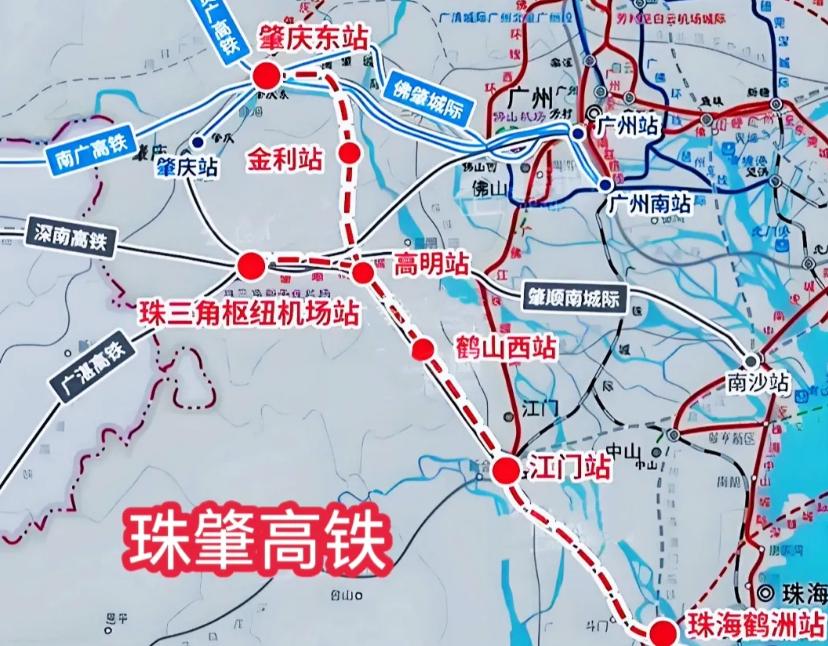 珠江西岸·高铁新枢纽：珠海中心站（鹤洲）珠海中心站（鹤洲）是珠江西岸规划建