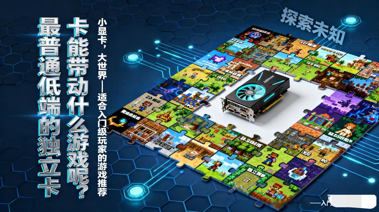 最普通低端的独立显卡能带动什么游戏呢？最普通低端独显（如GT1030、GT