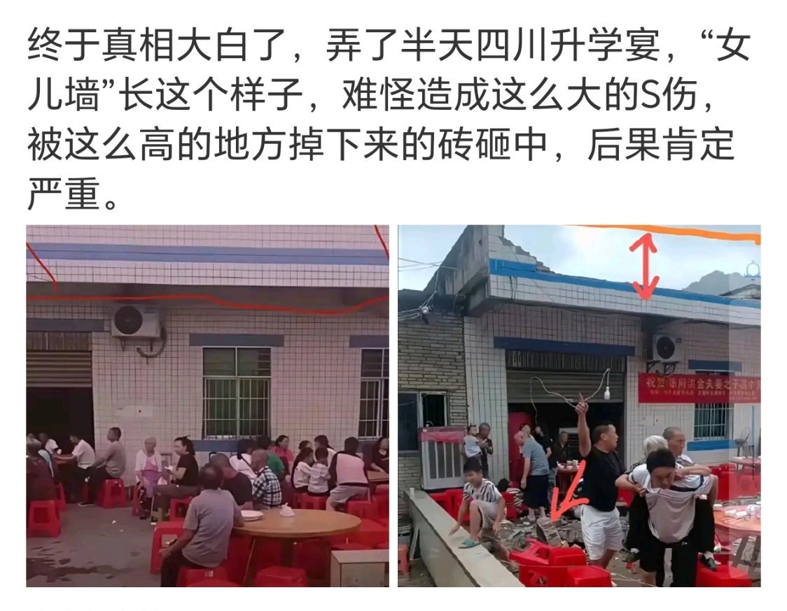 原来是所谓的女儿墙是楼顶栏杆