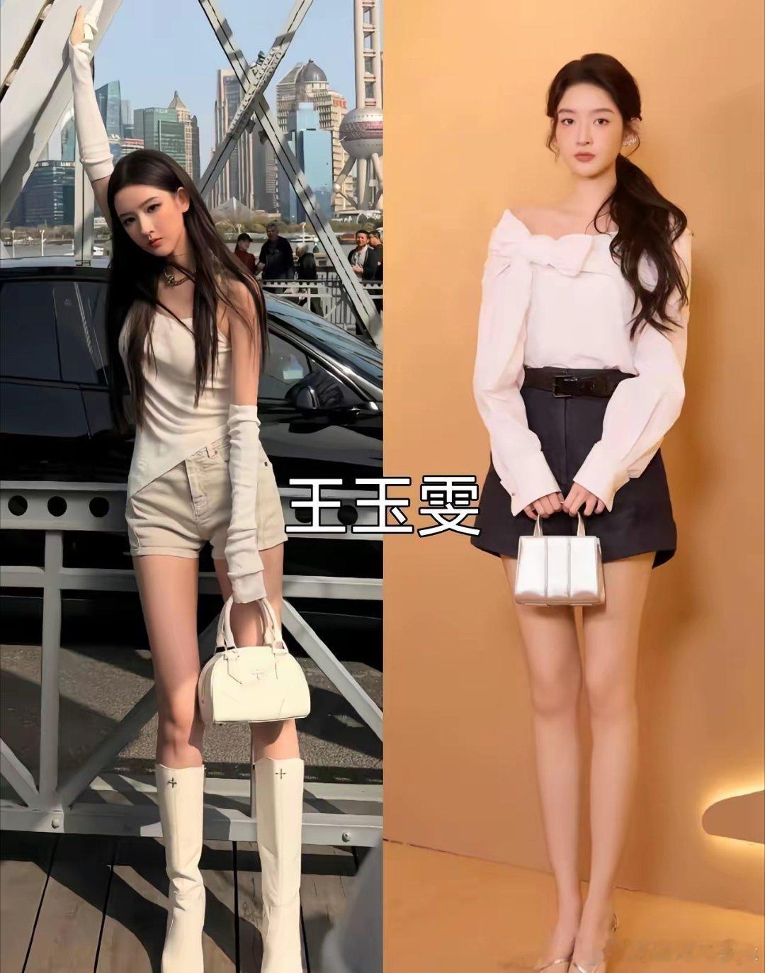 孙千比例最好，王玉雯腿健美，王楚然腿白，张艺凡腿长颜值排名，王楚然第一，张艺凡其