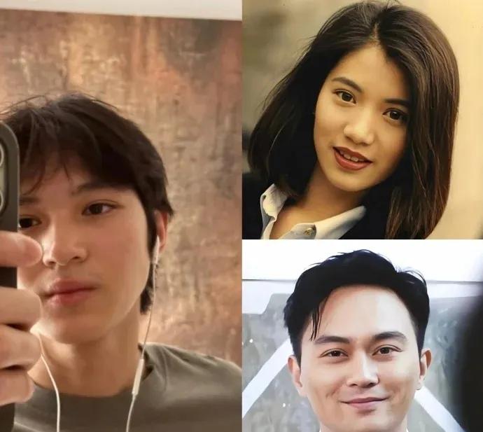 家人们，惊不惊喜袁咏仪和张智霖18岁的儿子张慕童罕见晒照啦！还记得张智霖