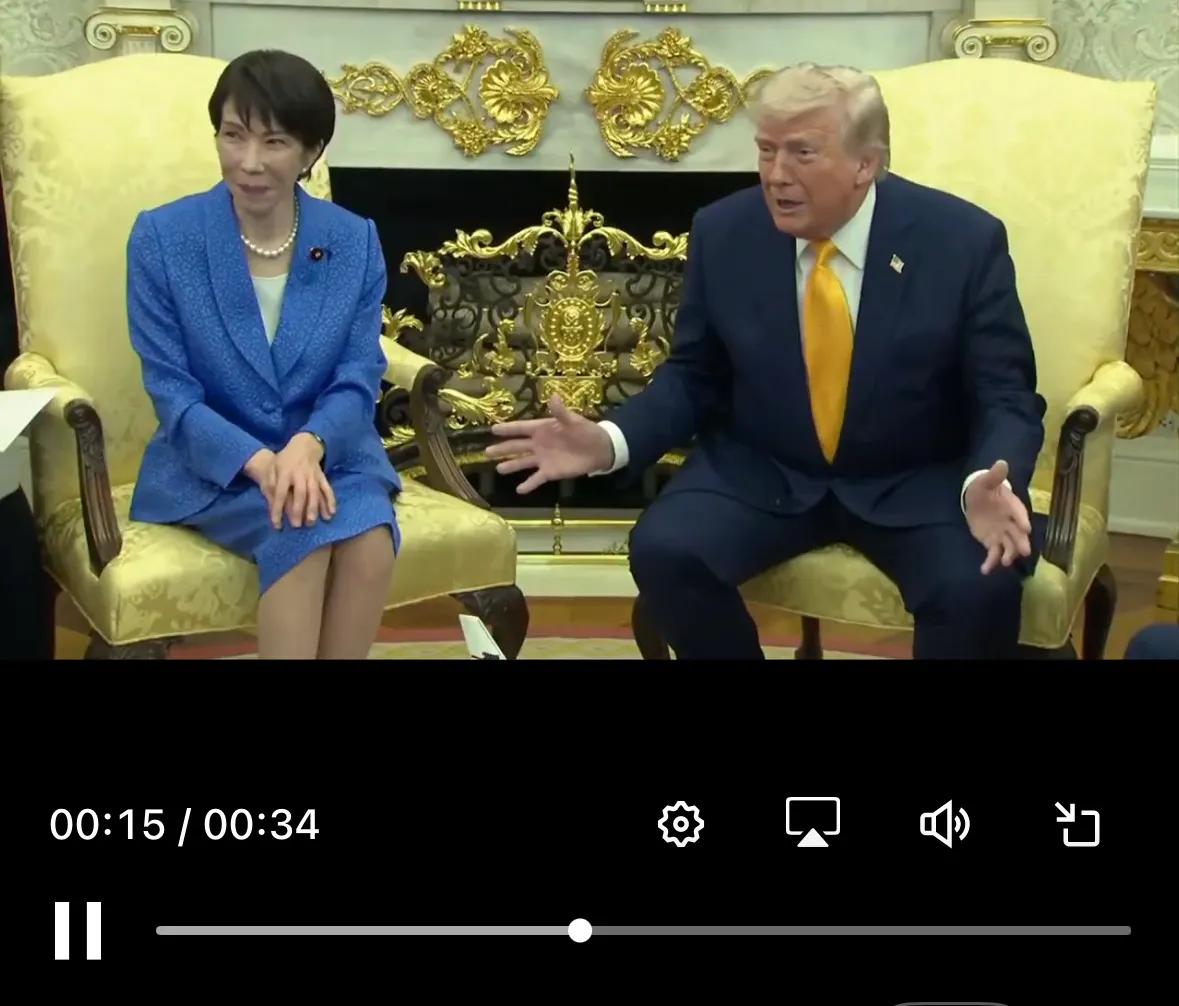 今日名场面-特朗普机敏反杀，让日本哑口无言。3月19日，美国总统特朗普在