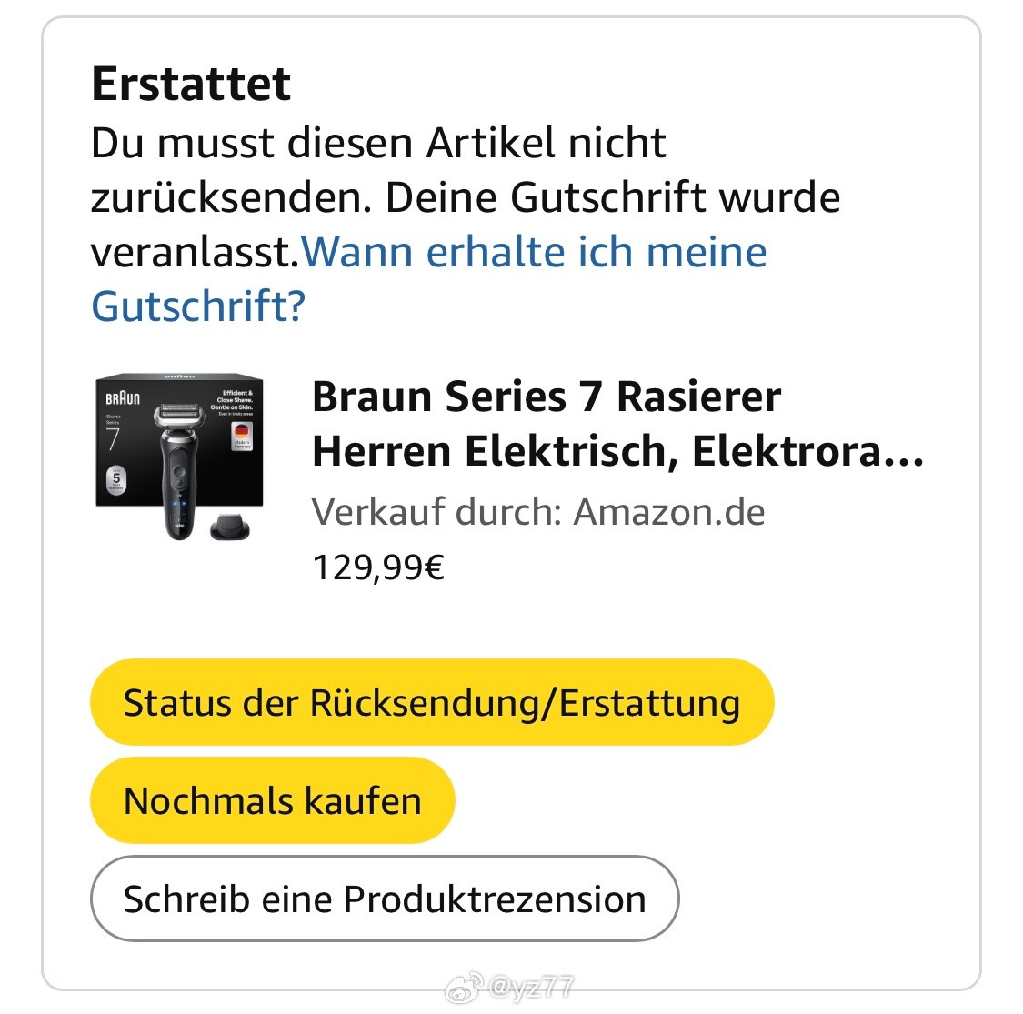 卧槽这什么操作啊，买了两个130欧左右的刮胡刀，回来之后发现飞利浦的声音更好听振
