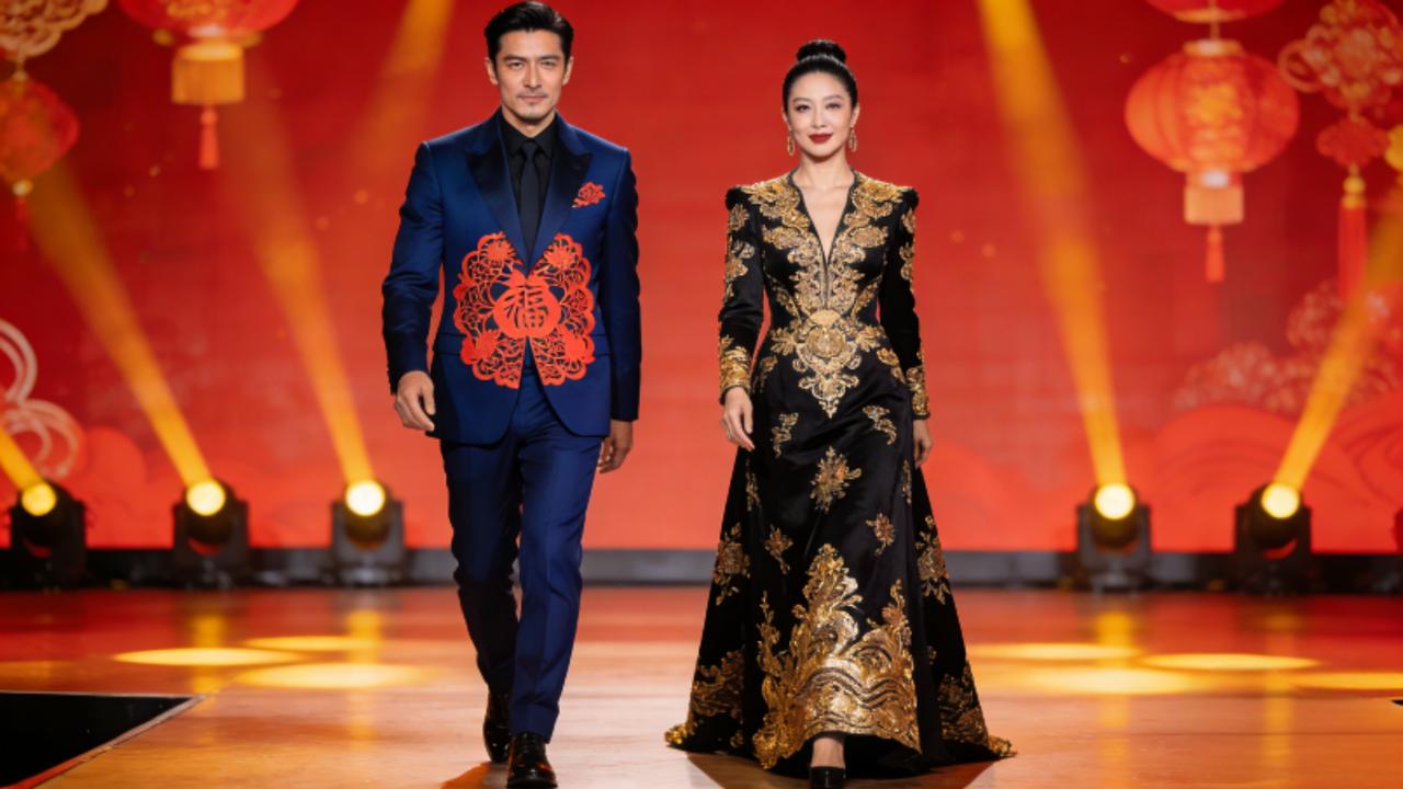 炸场！胡兵瞿颖辽宁春晚3秒秒变装，50+初代超模封神，30年友谊看哭网友2