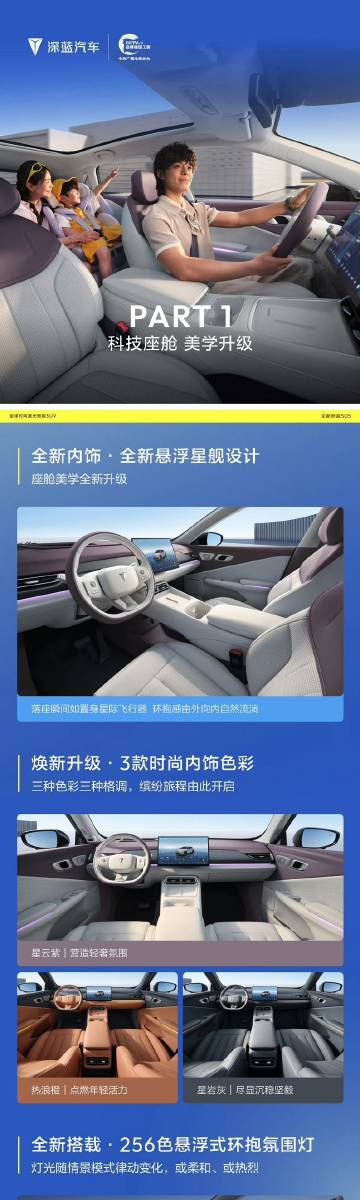 深蓝S05正式上市！<br /><br />这次的车轴距可达2880m...