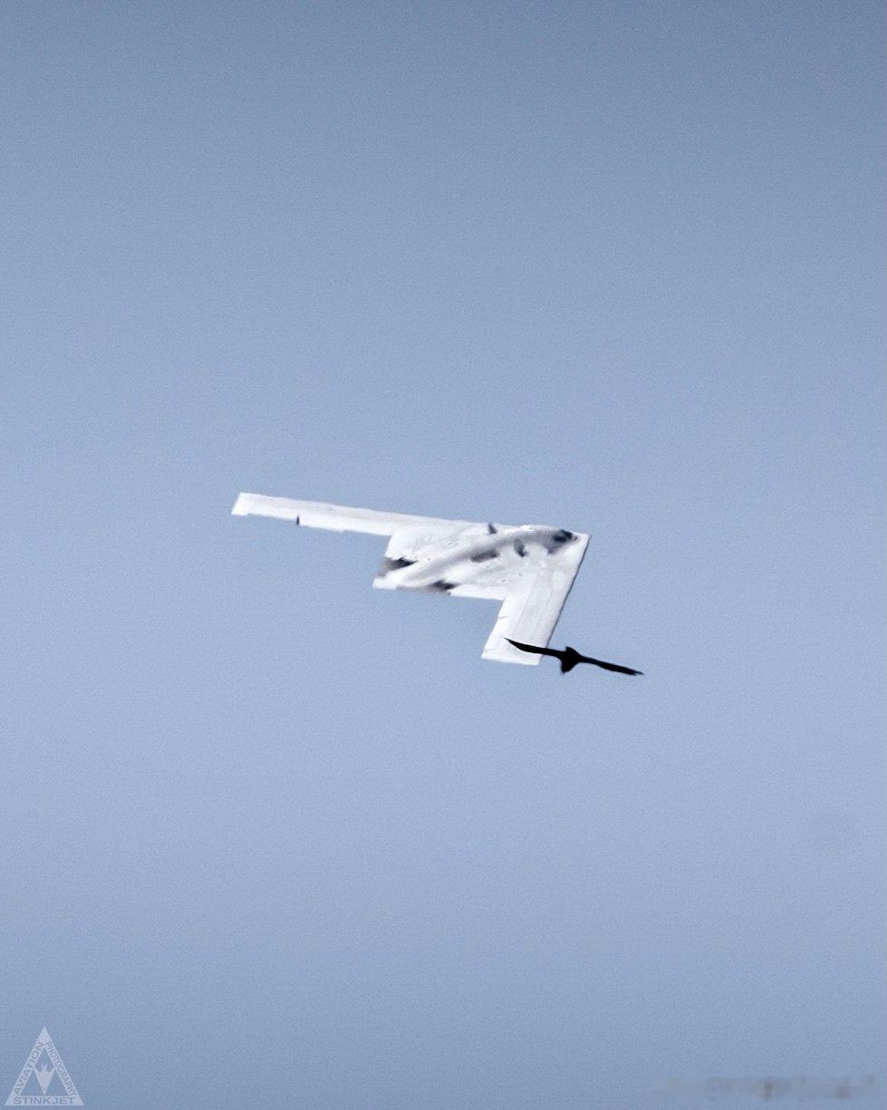 B-21更多照片公开，内置弹舱空间利用率很高，外表光滑再加上小一号的机体，实际隐身性能比B-2要强上