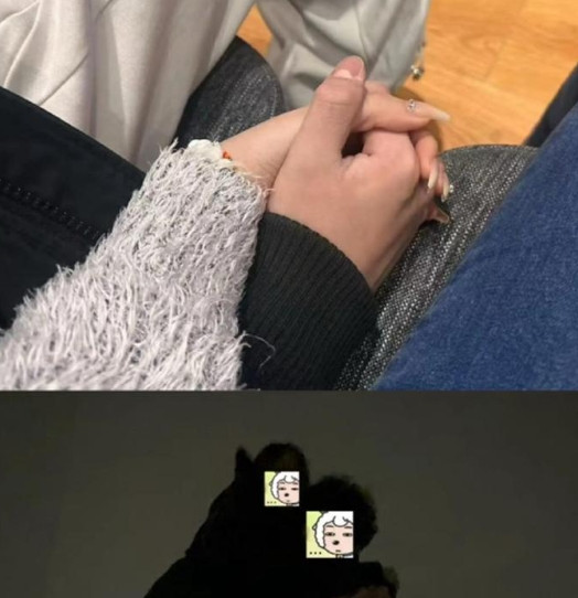 高露16岁女儿恋爱，晒与男友的合照，庆祝相恋1周年。​​​