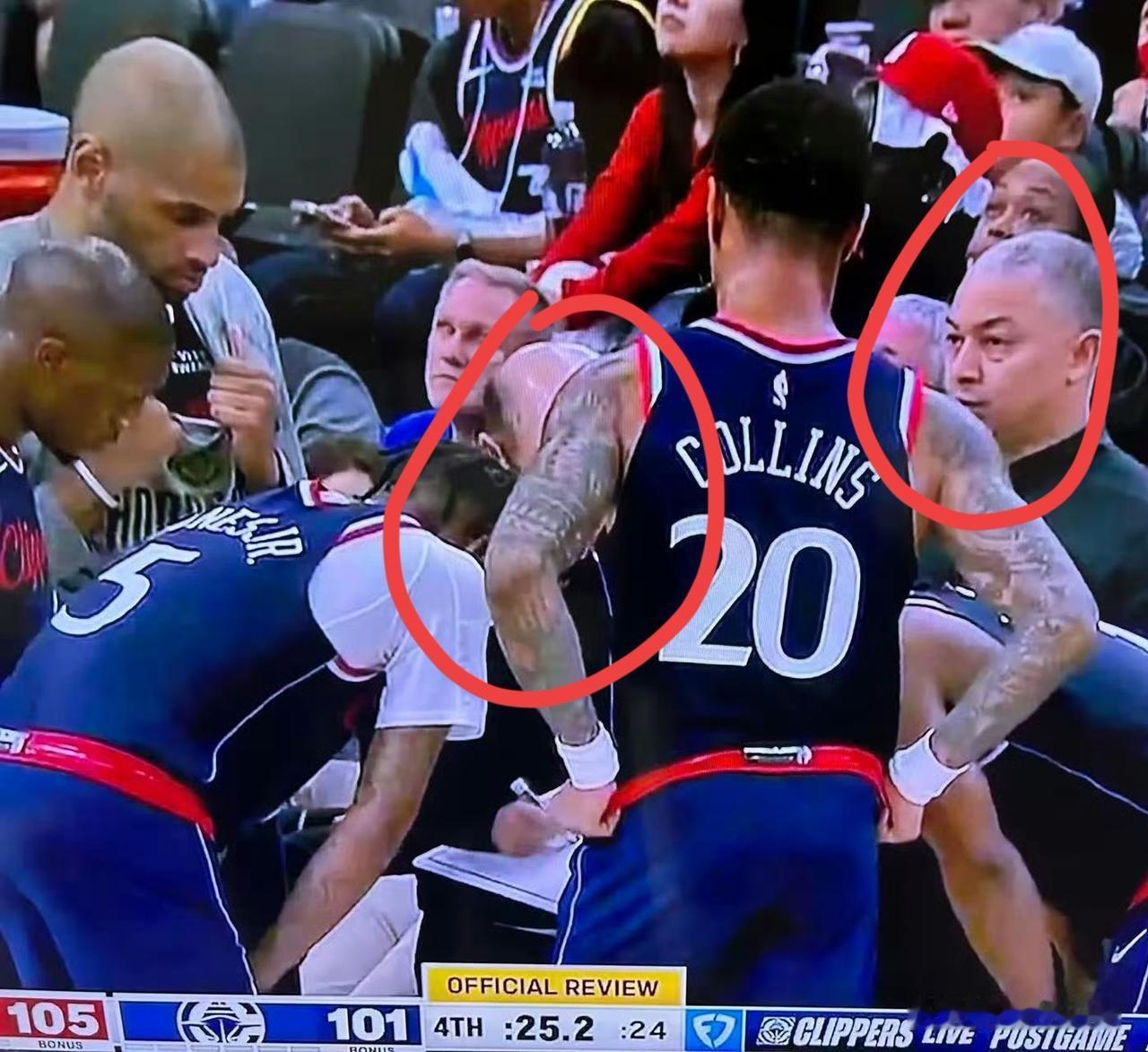 到底谁是快船队主教练？今天对阵老鹰的最后25.2秒，快船落后4分，哈登命中三