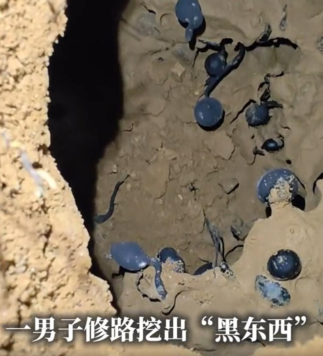 赚大了！四川达州，一男子在修路时突然挖出一个大洞来，里面密密麻麻长满了不少“黑东