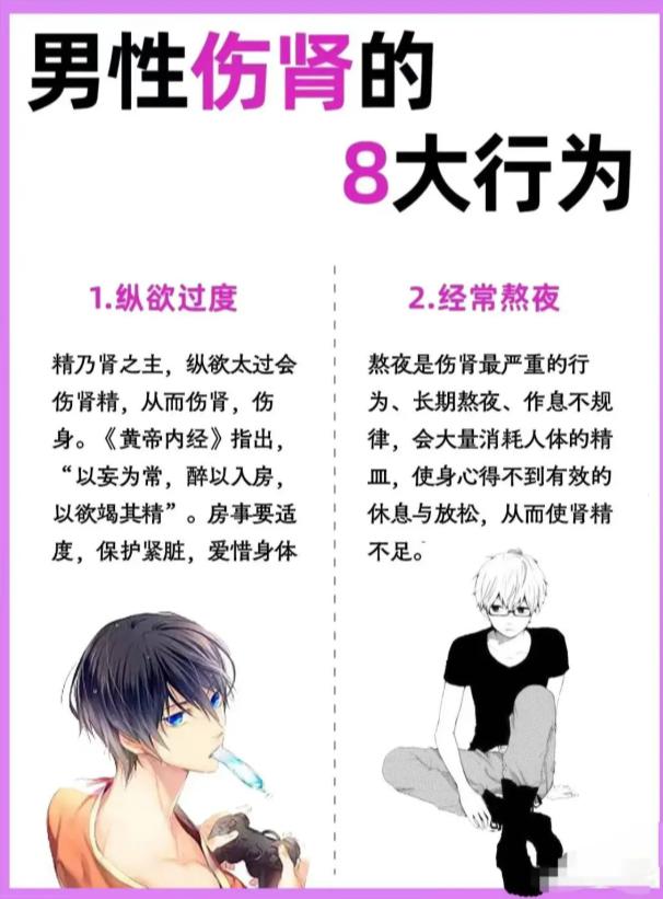 8大伤肾习惯，男性一定要避开