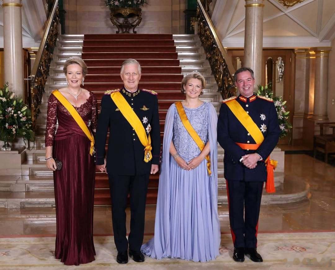 比利时王室🇧🇪卢森堡王室🇱🇺10月24日，卢森堡大公纪尧姆和大公夫人