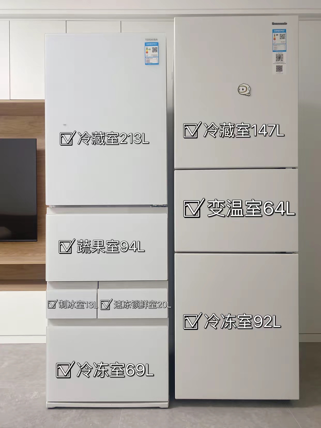 小房子也可以有大冰箱我以前买冰箱只盯着"多大升"，用久了才发现根本不是那么回事