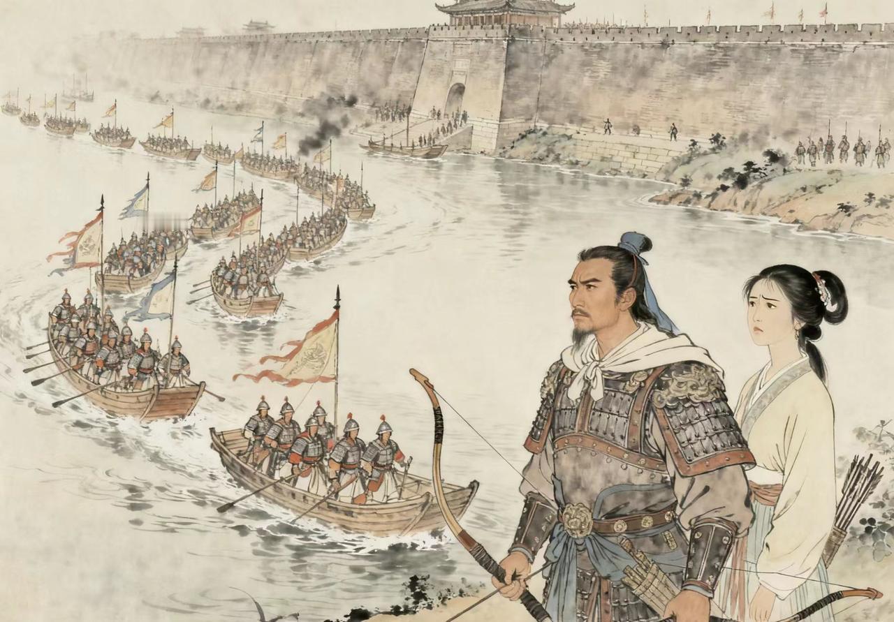 《神雕侠侣》结局郭靖没有守住襄阳的原因找到了，郭靖、黄蓉没有组建水军是丢城的关键