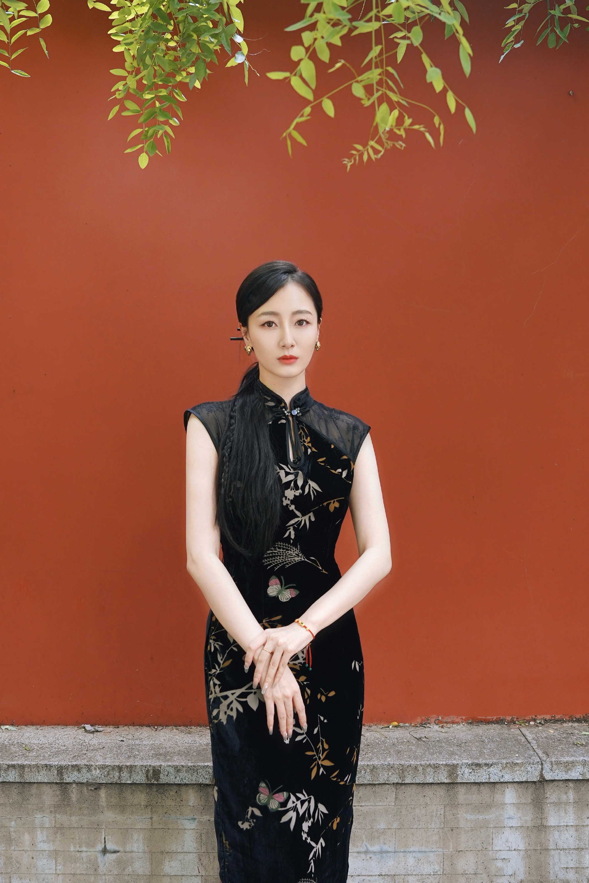女明星，叶青，旗袍写真
