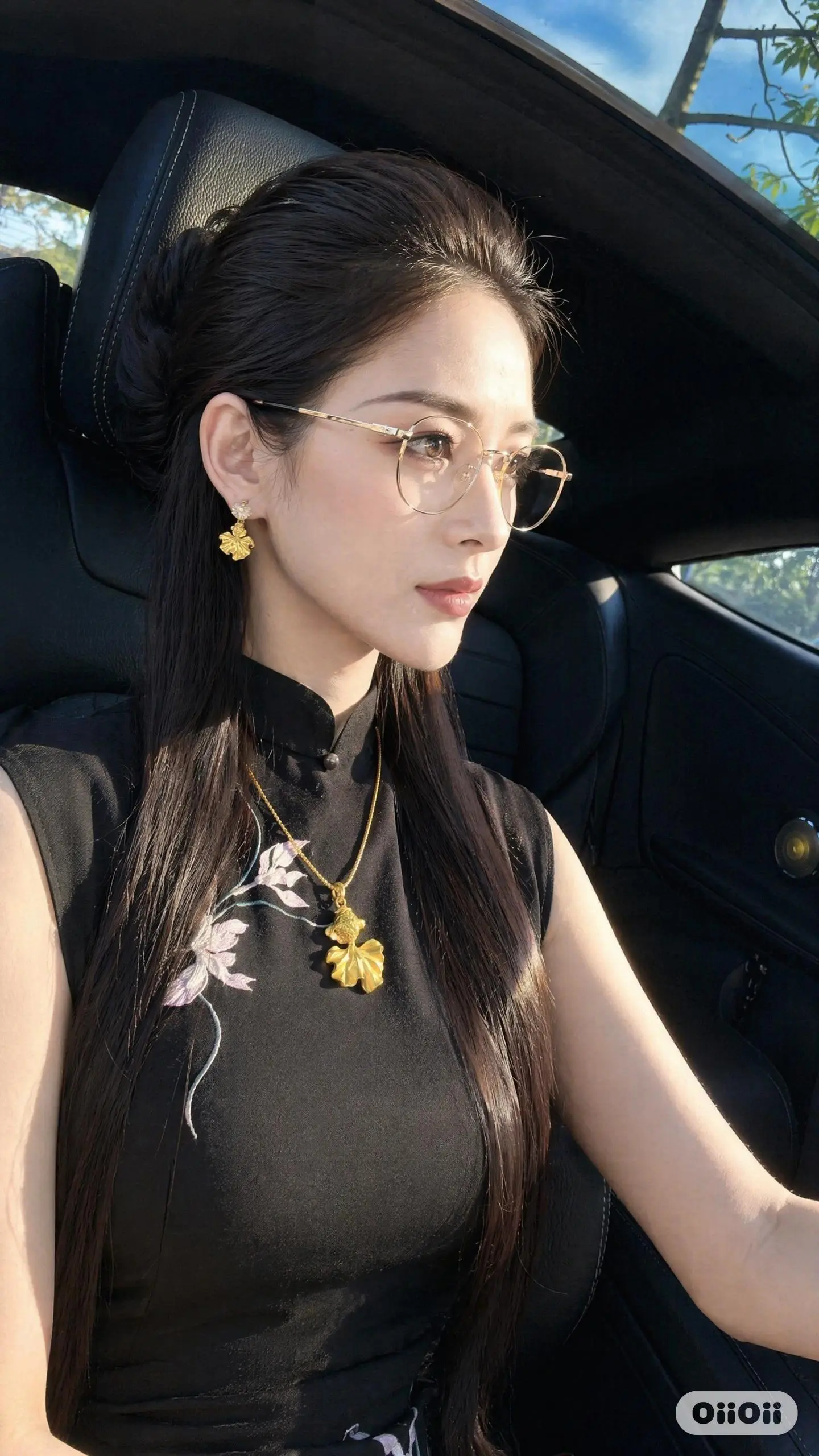 姐妹们，你们穿旗袍是怎么扎头发的