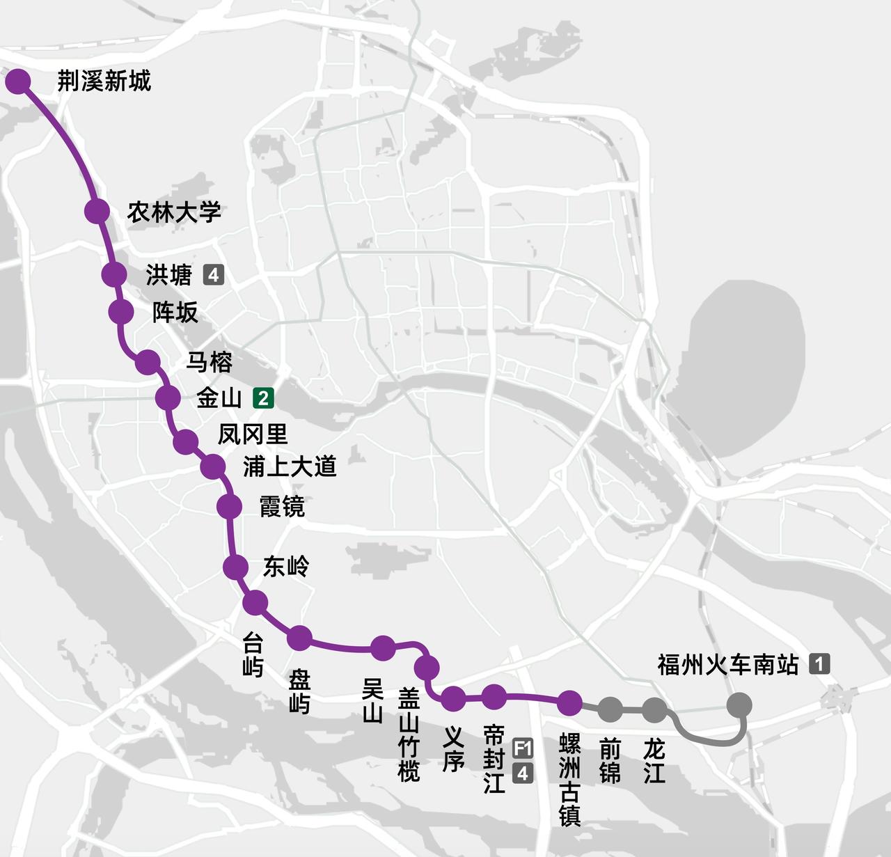 福州地铁5号线这波延伸规划太让人期待了！近期要从闽侯荆溪站向西延伸到闽侯甘蔗站和