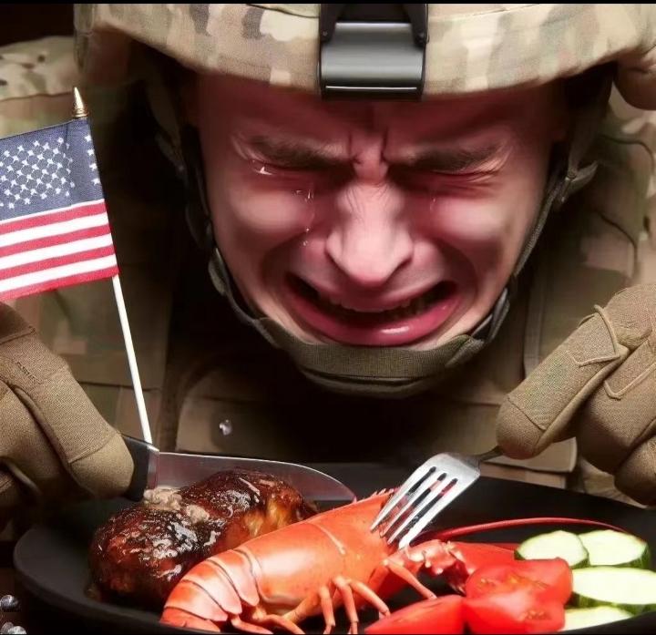 航母上的美国吃不饱？如果说朝鲜军人吃不饱饭，我们会相信，但如果说世界