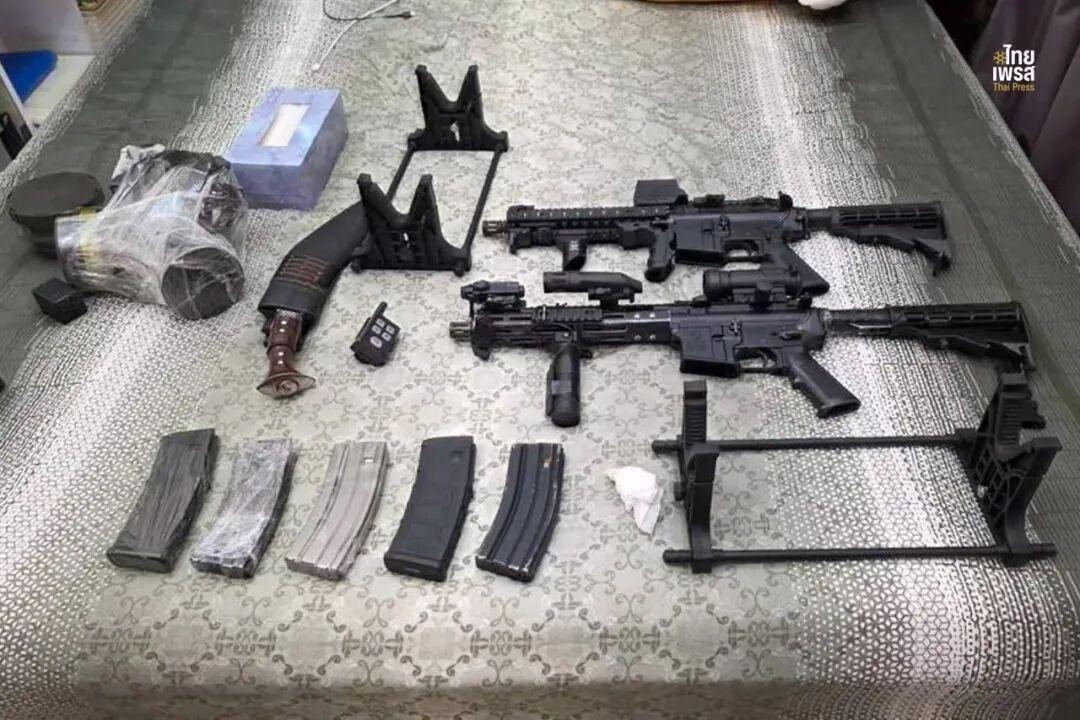 泰国一中国男子车祸翻出冲锋枪，出租屋搜出C4炸药和自杀背心，加上逾期滞留乱象，种