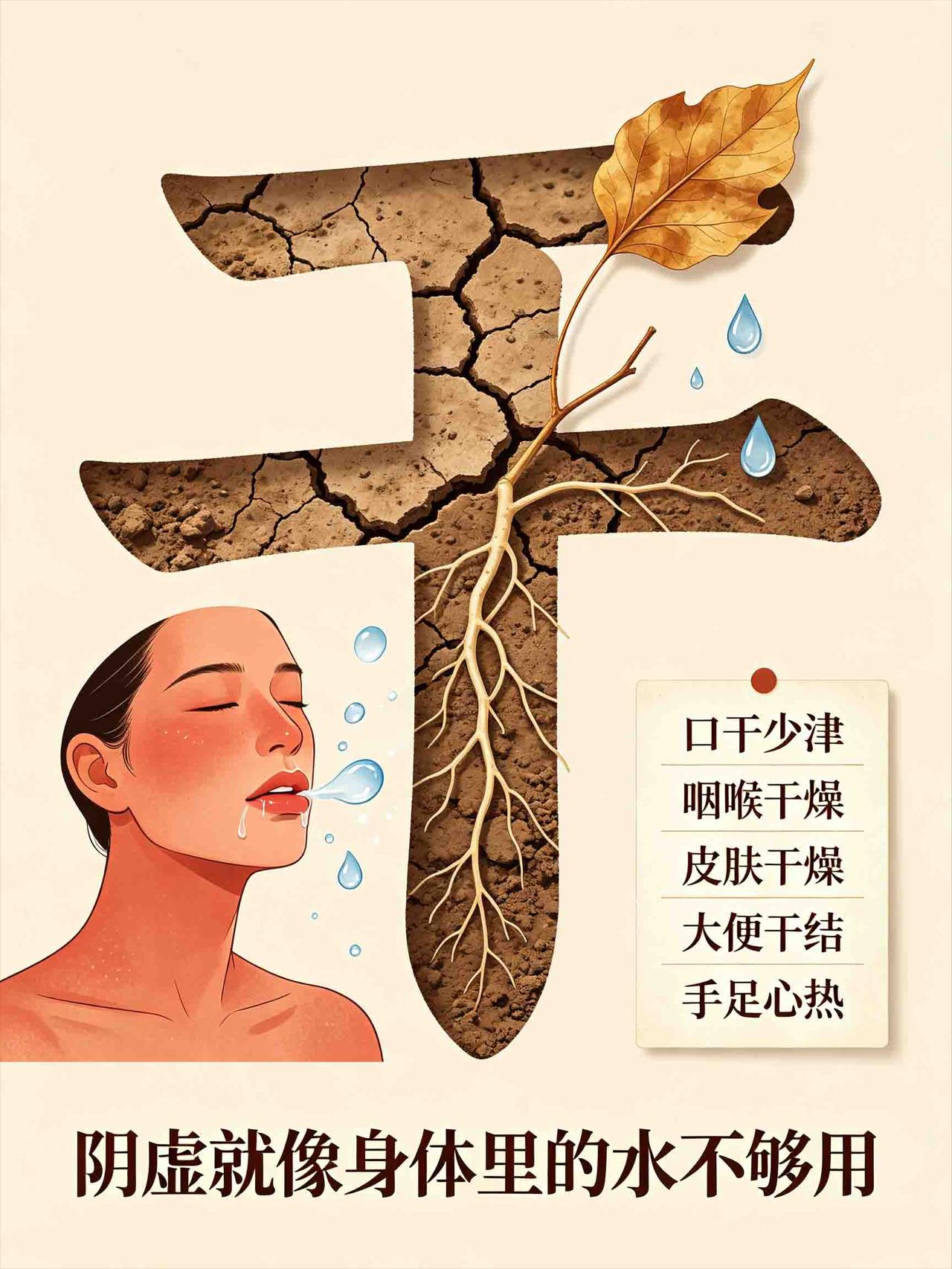 有朋友给我留言："虚灵先生，秋天嘴唇干裂怎么办？"嘴唇干裂，不是缺水，是"脾