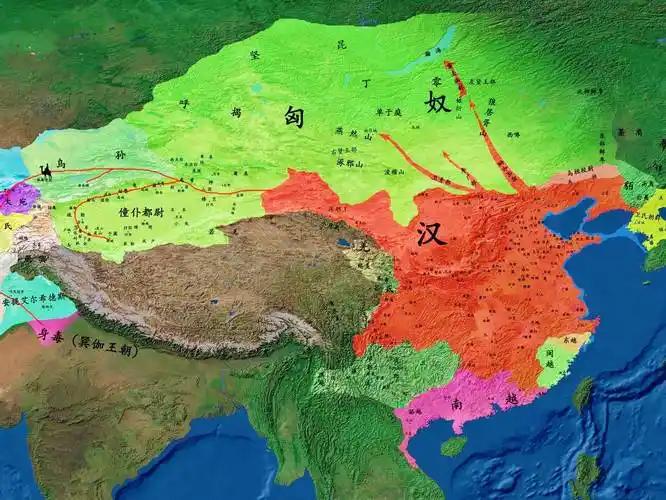 中国历代王朝所面临的外患1:秦、西汉、东汉:匈奴2:隋:突厥、高句丽3唐