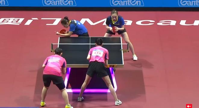 全运会乒乓球女团金牌赛，山东vs河北。第一盘，王晓彤陈梦3比0何卓佳王添艺。比分
