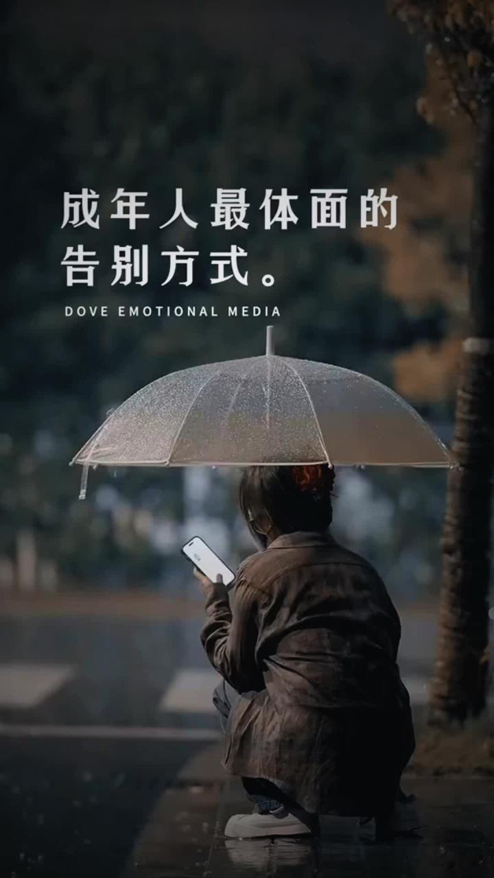 “如果我没有和你告别就走了，你会怪我么？”这句话，大概是每一个被生活压得喘不过