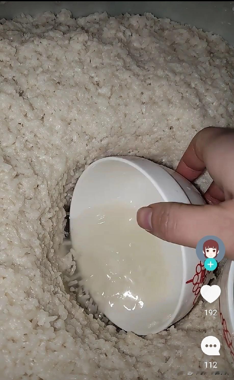 在网上看有人半夜不睡觉，起来偷酒喝，就是那种糯米甜酒，用大米酿的，恨不得抱着大缸