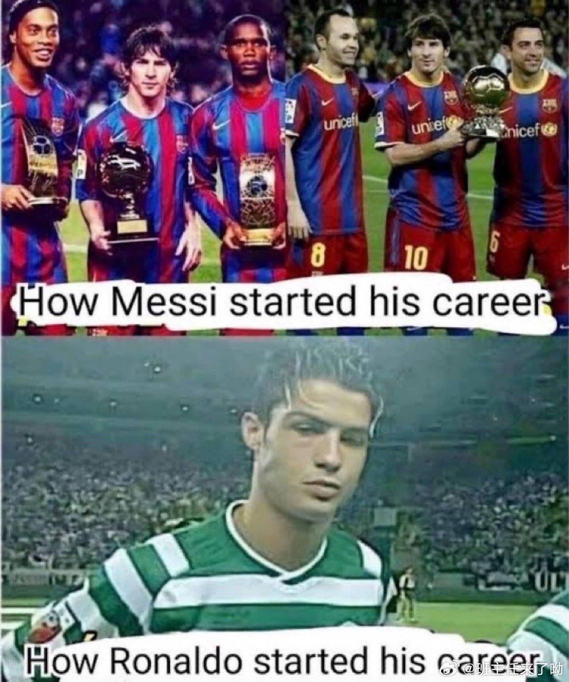 把那个靠自己努力赢得一切的玩家移除掉。梅西c罗