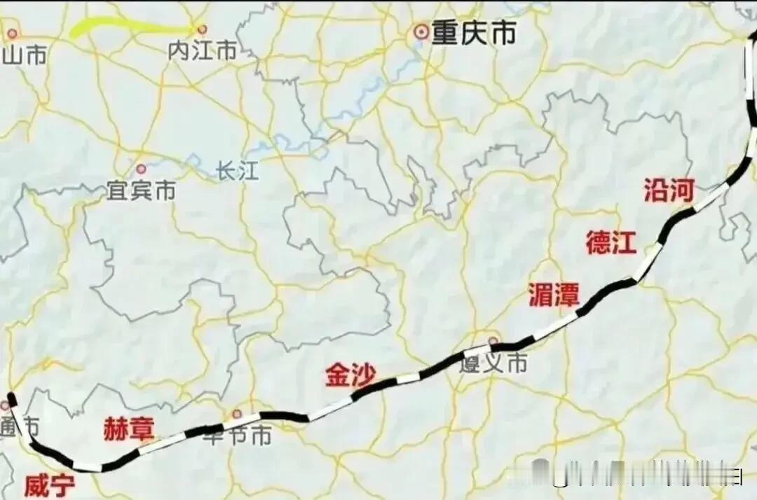 贵州铁路最新动态昭黔铁路拟定2028年12月启动施工2033年12月建