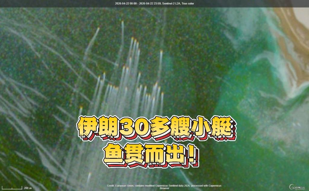 浑身是胆，伊朗小艇蒙面突击，美军来不及反应，巨型大船连遭抓拿！无人机有蜂群攻击