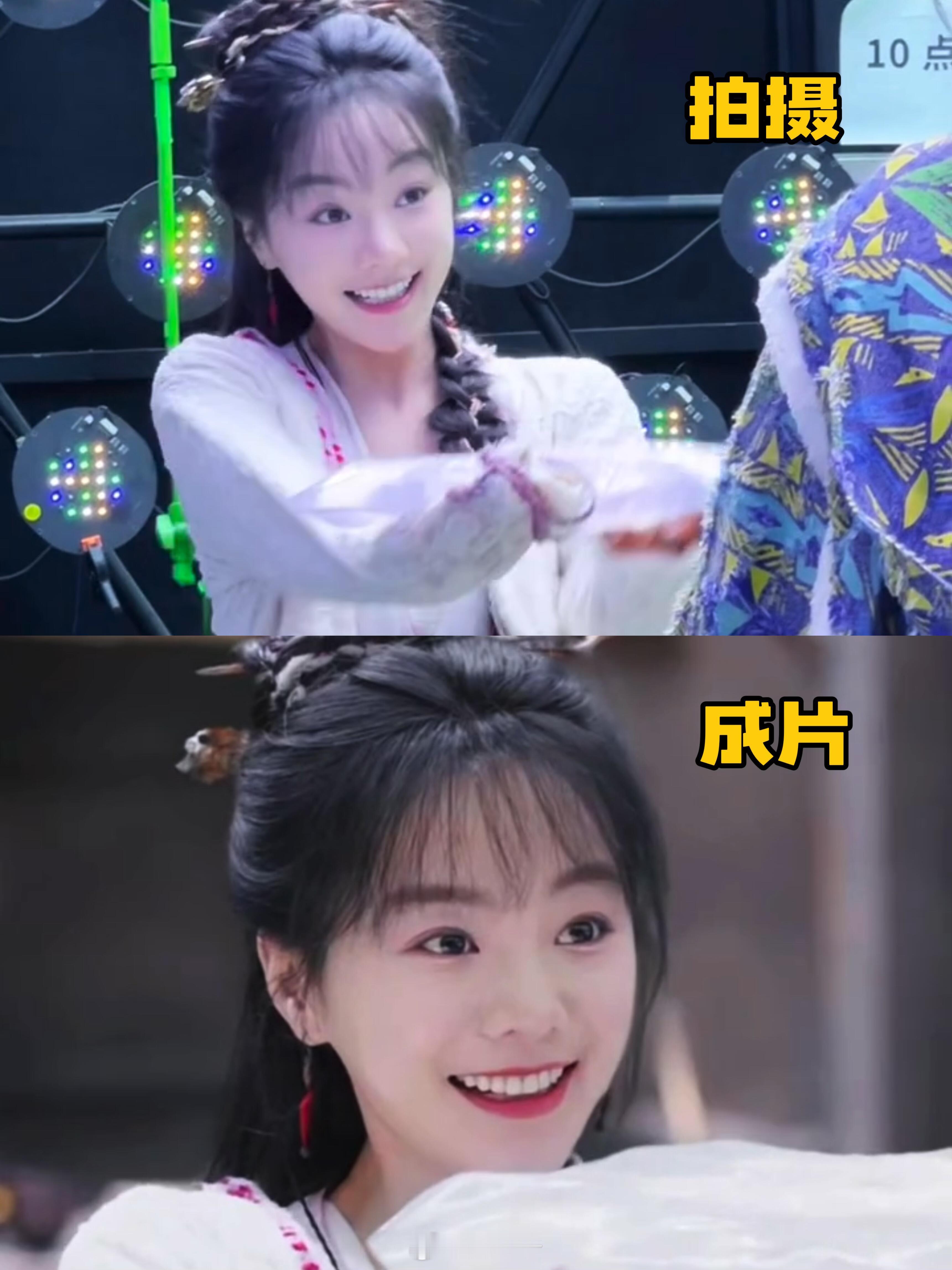 原来落花时节又逢君是这样换脸的胡意旋一个人对着绿幕拍摄了两个月…有对手戏的镜头则