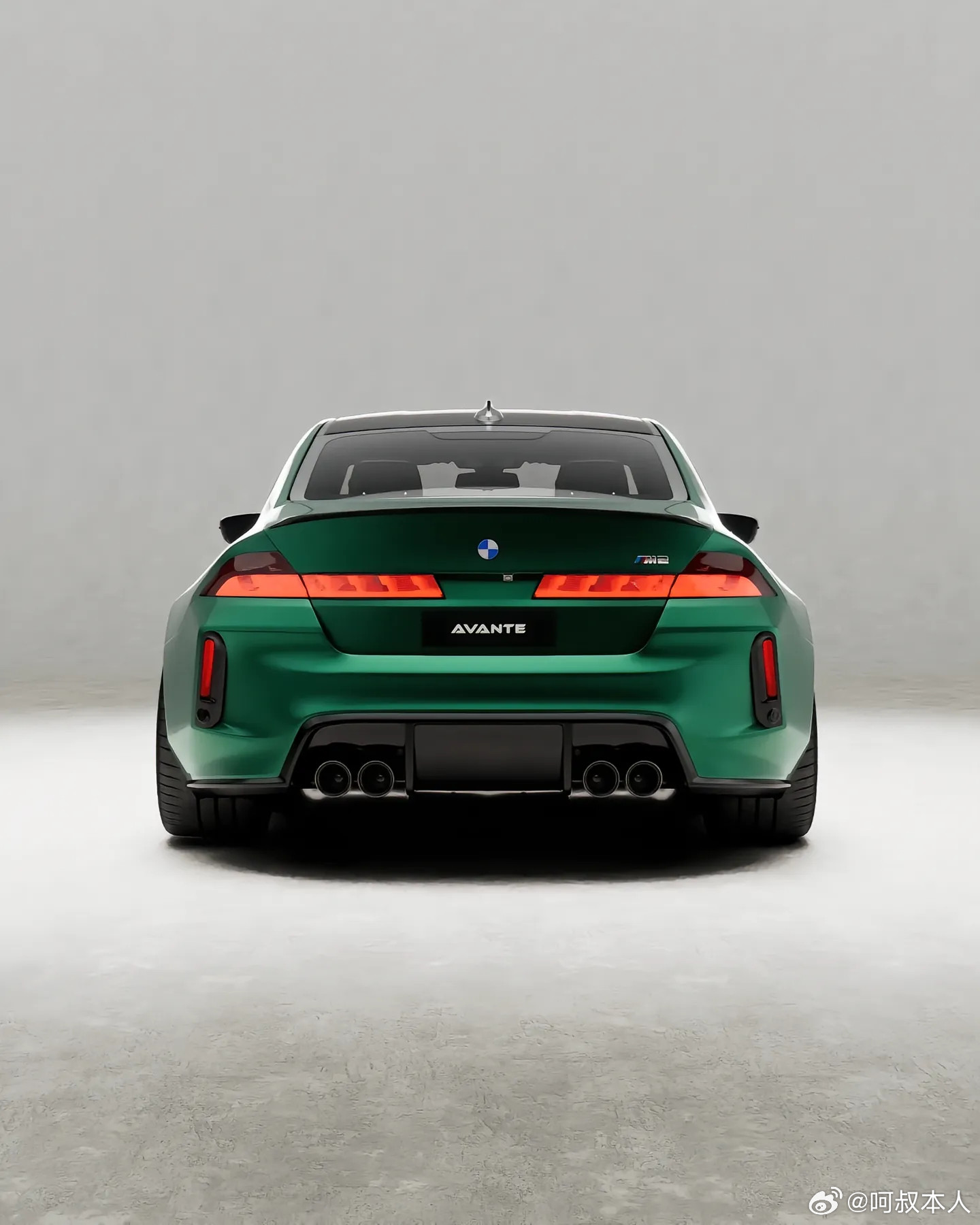 基于宝马NeueKlasse纯电平台的全新一代M2渲染图！是设计师将新世代纯电