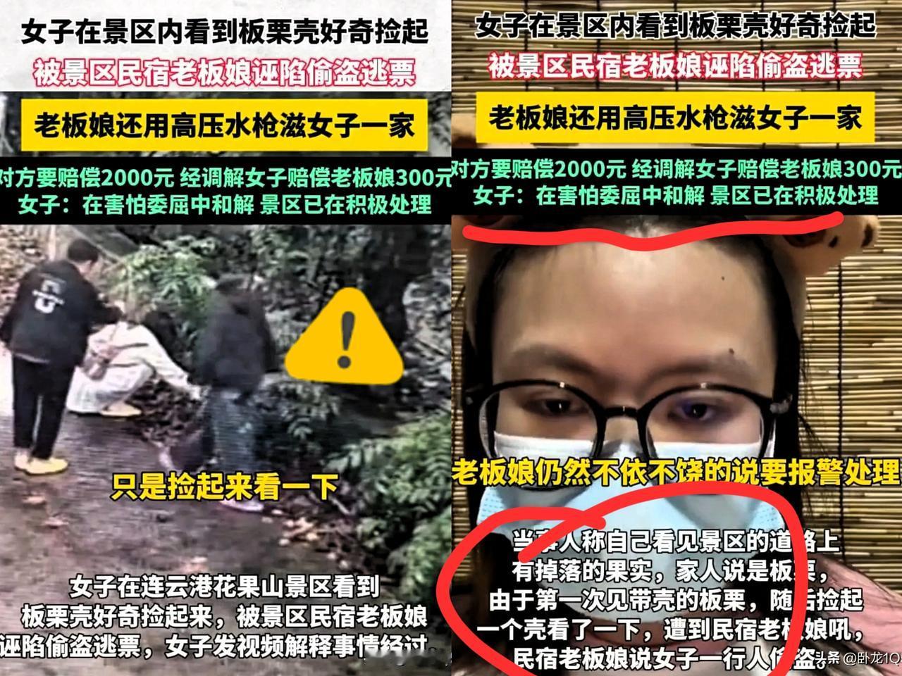 耍无赖耍出新高度，一个板栗壳居然能让民宿老板娘上演“偷东西”“逃票”“喷水”“躺