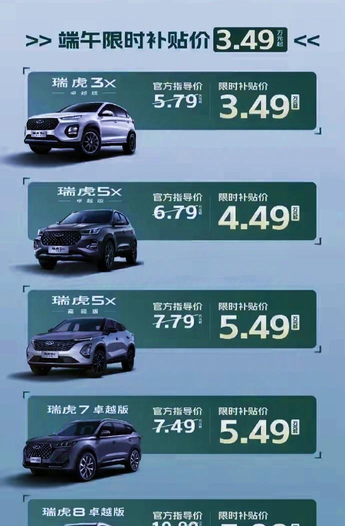 比亚迪5.58万靠边站，当奇瑞宣布3.49万的时候，这哪是什么价格战，完全就是要