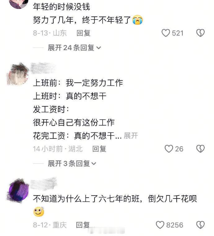 现在打工人的精神状态​​​