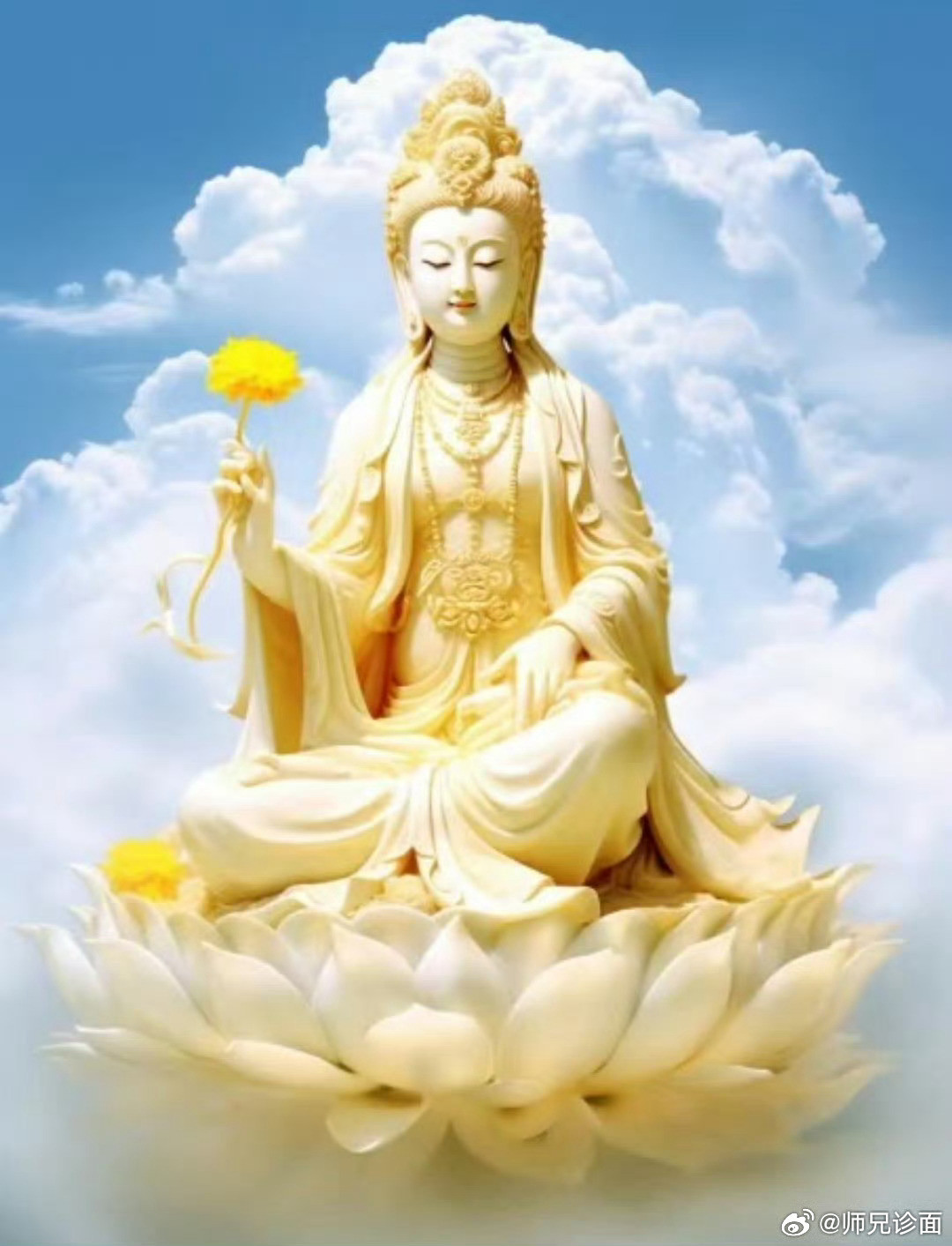 二月十九是观音菩萨的诞辰，观音菩萨慈悲为怀，是万物生机和生育的象征。礼赞。今天可