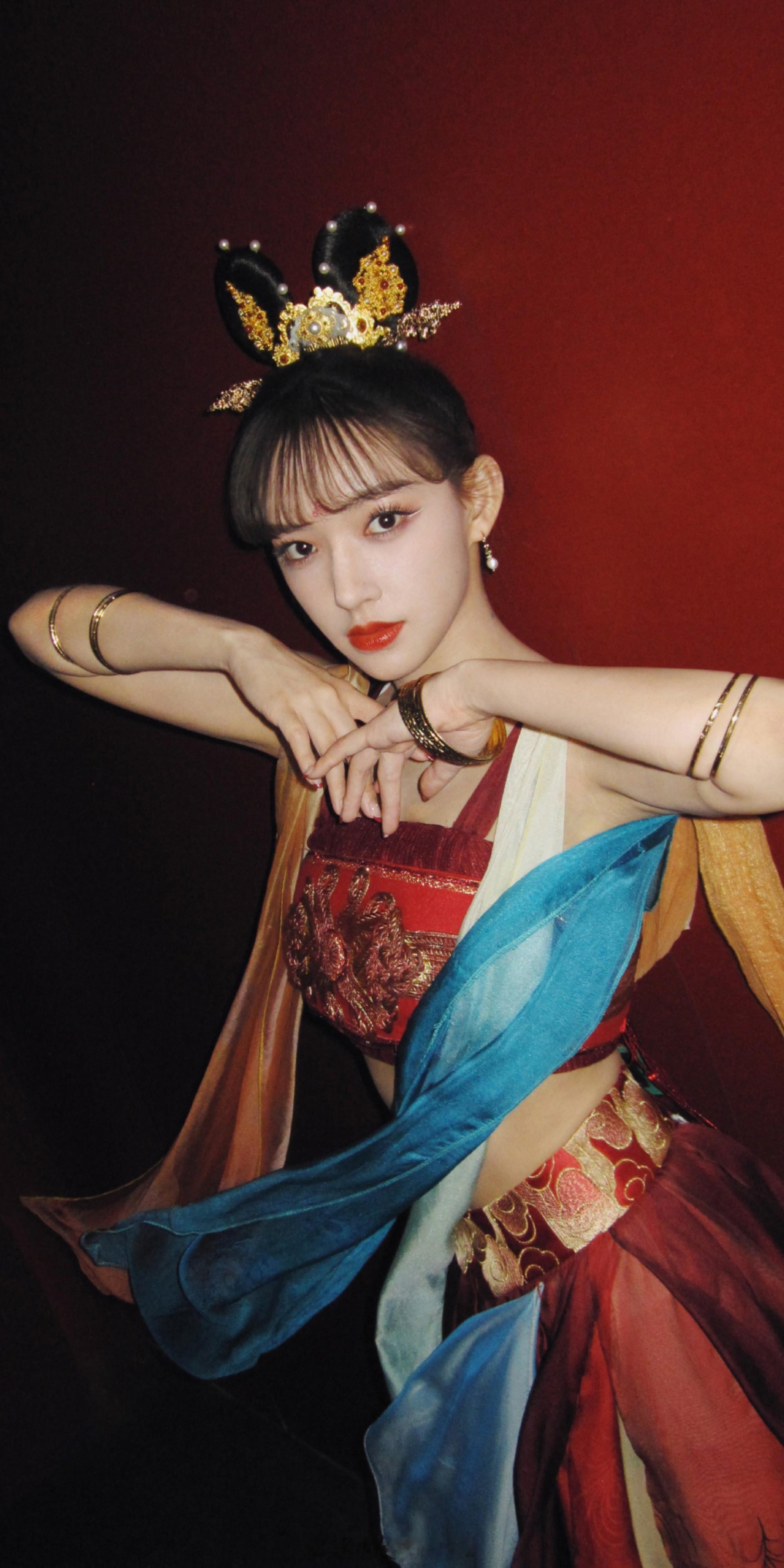 程潇敦煌神女造型