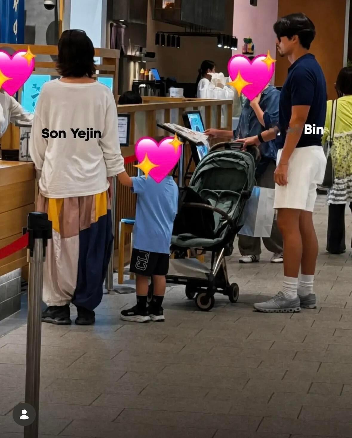 玄彬孙艺珍儿子身高网友日本偶遇玄彬、孙艺珍一家三口，小甜豆把手伸孙艺珍袖子里好