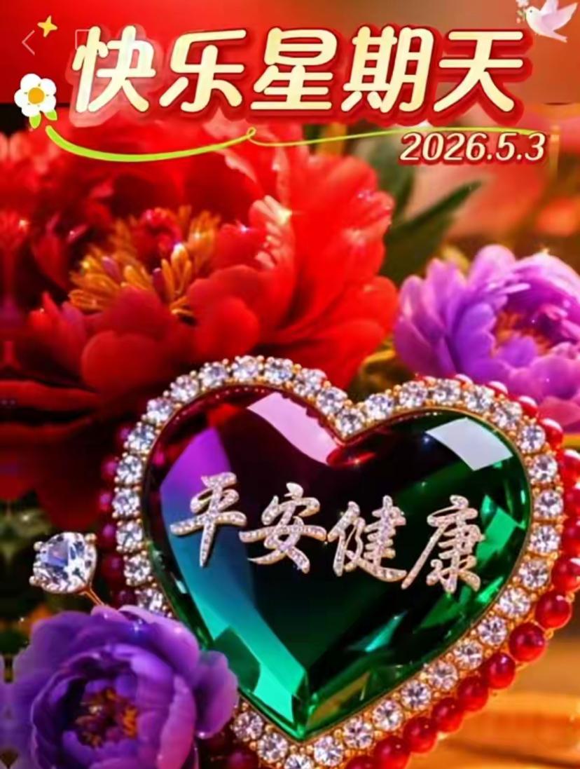 🌺☘️2026./5.3.周日初夏问安🌺🌱💐清风吹浅夏，人间五月天，
